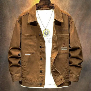 Patchwork Denim jean jacket for men