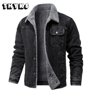 VintageThicken Denim Jackets Men Winter Warm Casual Fashion Classic Loose Jeans Coat Male Brand Clothes Mens Jacket Ropa Hombre