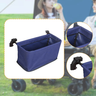 Wagon Cart Tail Bag Trolley Accessories Cart Bag Heavy Duty Easy to Install Tail Pocket Portable Wagon Basket for Shopping Beach