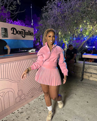 Weird Puss Elegant Simple 2 Piece Set Women 2024 Fall Trend Casual Sweatshirts+Pleateda-Line Skirt Classic Matching Streetwear