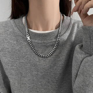 Basic Versatile Stainless steel Cuban Necklace