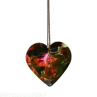 R9UF Rainbow Sun Catcher Love Heart Crystal Ornaments For Enhancing Living Space Decors