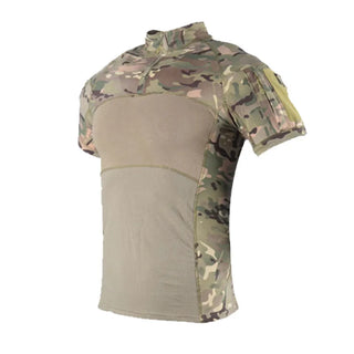 Waterproof Training Set Mens Tactical Camo Patchwork T-shirt+Durable Multi Pockets Overalls Combat Uniform Summer Hunting Suit
