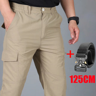 2025 Outdoor Waterproof Tactical Cargo Pants Men Breathable Summer Casual Army Military Long Trousers Male Quick Dry Cargo Pants