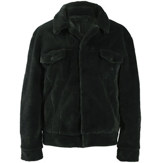 Mauroicardi Winter White Short Soft Warm Faux Fur Coat