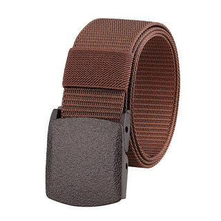 Men's Casual Tactical Belt - High Quality Military Nylon Durable Plastic Buckle Outdoor Sports Training Versatile Denim Belt