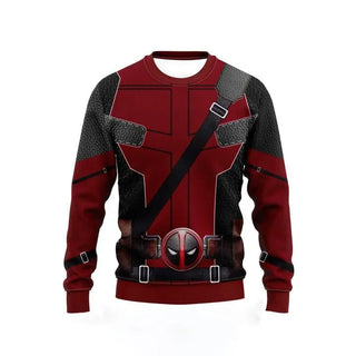 New 2024 Movie Deadpool Wolverine Hoodie Women Men Superhero Cosplay Costume 3D Print Halloween Christmas Pullover Sweatshirt