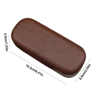 Eye Glass Carry Case Wooden Glasses Case Wood Grain Durable Handmade Fashionable Retro Unique Carry Case For Sun Glasses