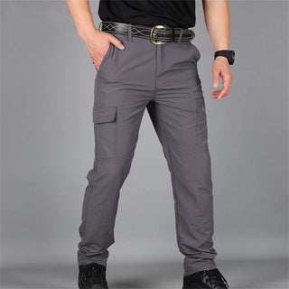 2025 Outdoor Waterproof Tactical Cargo Pants Men Breathable Summer Casual Army Military Long Trousers Male Quick Dry Cargo Pants