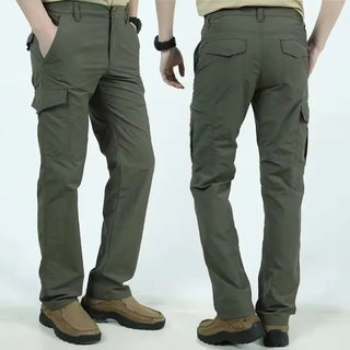 2025 Outdoor Waterproof Tactical Cargo Pants Men Breathable Summer Casual Army Military Long Trousers Male Quick Dry Cargo Pants