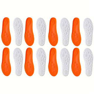 1Pair High Elasticity Latex Sport Insoles Soft Shoe Pads Arch Support Orthotic Insoles Deodorant Shock Absorption Cushion