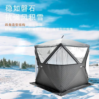 Outdoor Multi-person Camping Winter Sauna Tent Thickened Warm Winter Fishing Tent roof top tent