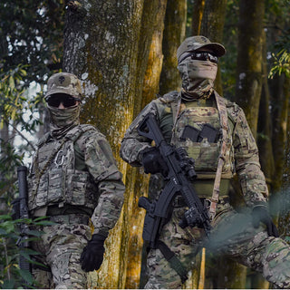 Men's Uniform Set Tactical Clothing Outdoor Hunting Gear US Shirt and Pants Multi Pockets