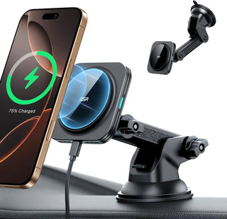 ESR for MagSafe Car Mount Charger 15W Qi2-Certified Wireless Car Charger for iPhone 16/15/14/13/12 Fast Charging Car Accessories