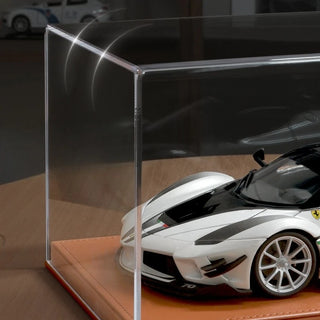 Acrylic Display Box with Light for 1:24 Alloy Car Model Simulation Car Collection Ornaments Dustproof Storage Box Home Decor