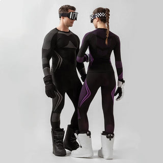 Men Women Ski Thermal Underwear Sets