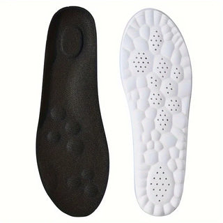1Pair High Elasticity Latex Sport Insoles Soft Shoe Pads Arch Support Orthotic Insoles Deodorant Shock Absorption Cushion