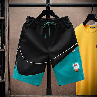 Mens Cargo Shorts Bermuda Short Pants for Men with Pockets Draw String Distressed Jorts Comfortable Strech Elastic Waist Homme