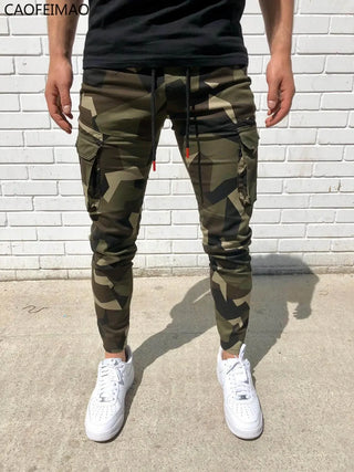 Casual Military Tactical Cargo Pants Men Multi Pocket Camouflage Sweatpants Men Spring Autumn Pencil Harem Jogger Trousers