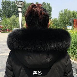100% Natural Real Fox Fur Collar Fashion Scarves For Ladies Women And Men
