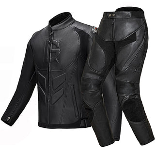 GHOST RACING Winter Motorcycle Jacket Leather Chaqueta Moto Men Waterproof Moto Suit Motorbike Riding Jacket Motocross Jacket