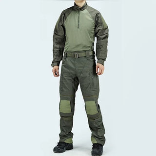 Tactical Suit Combat Shirts Pants Two Piece Set Men Field Training FROG Scouting Uniform CS Airsoft Shot Kit Paintball Gear