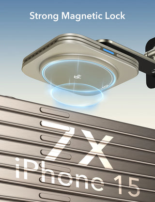 ESR for MagSafe Car Mount Charger 15W Qi2-Certified Wireless Car Charger for iPhone 16/15/14/13/12 Fast Charging Car Accessories