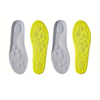 1Pair High Elasticity Latex Sport Insoles Soft Shoe Pads Arch Support Orthotic Insoles Deodorant Shock Absorption Cushion