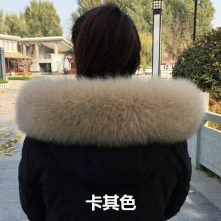 100% Natural Real Fox Fur Collar Fashion Scarves For Ladies Women And Men