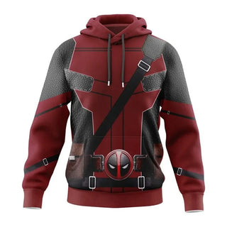 New 2024 Movie Deadpool Wolverine Hoodie Women Men Superhero Cosplay Costume 3D Print Halloween Christmas Pullover Sweatshirt