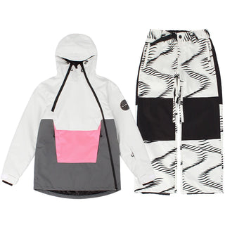 Women Ski Jacket Pant Men Snowboard Suit Winter Clothing Trouser Windproof Waterproof Outdoor Sport Wear for Couple Mountain Set