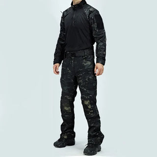 Tactical Suit Combat Shirts Pants Two Piece Set Men Field Training FROG Scouting Uniform CS Airsoft Shot Kit Paintball Gear
