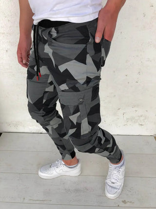 Casual Military Tactical Cargo Pants Men Multi Pocket Camouflage Sweatpants Men Spring Autumn Pencil Harem Jogger Trousers