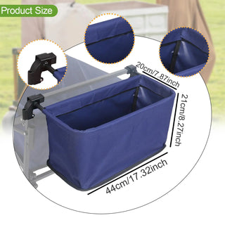 Wagon Cart Tail Bag Trolley Accessories Cart Bag Heavy Duty Easy to Install Tail Pocket Portable Wagon Basket for Shopping Beach
