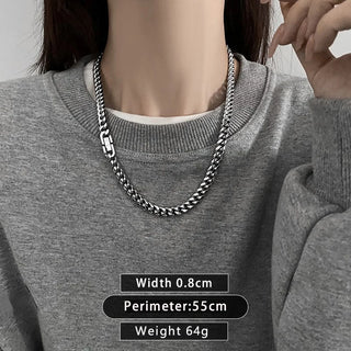 Basic Versatile Stainless steel Cuban Necklace