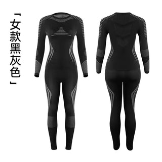 Men Women Ski Thermal Underwear Sets