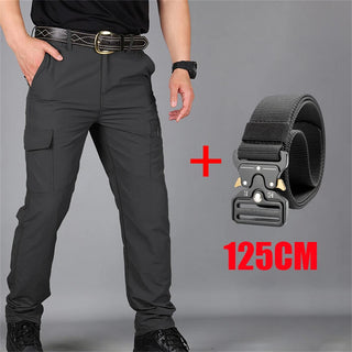 2025 Outdoor Waterproof Tactical Cargo Pants Men Breathable Summer Casual Army Military Long Trousers Male Quick Dry Cargo Pants