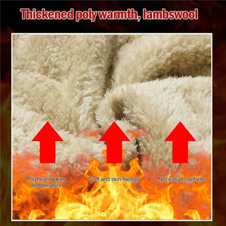 Clearance_Winter Sweatwear Men Plush Thick Fleece Sweatpant Lambswool Thermal Trousers Casual Pants Waterproof Windproof Warm Co