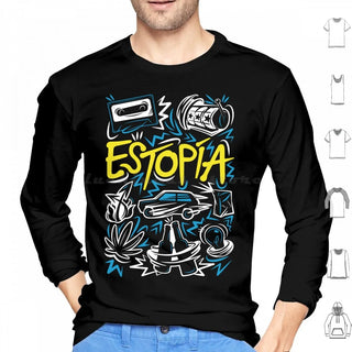 Estopía ( Argentina ) : Estopa 25th Anniversary Tour Hoodie cotton Long Sleeve Estopy Tow Estopia David Mu ? Oz Jose Mu ? Oz