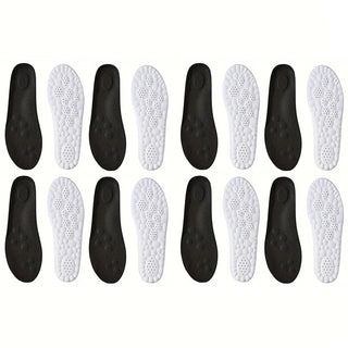 1Pair High Elasticity Latex Sport Insoles Soft Shoe Pads Arch Support Orthotic Insoles Deodorant Shock Absorption Cushion