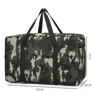 1PC Large Capacity Oxford Cloth Handbag for Moving and Packing, Waterproof and Wear-resistant Student Clothing Storage Bag