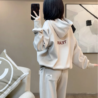 Tracksuit Casual Outfits 2023 Spring Autumn New Fashion Hooded Sweater Loose With Slim Leggings Two Piece Sets For Women