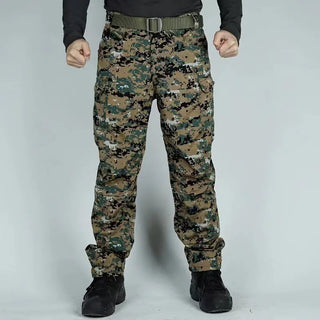 Military Tactical Pants Men Special Combat Trousers Multi-pocket Waterproof Wear-resistant Casual Training Overalls  Men Pants