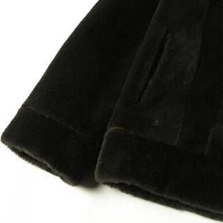 Mauroicardi Winter White Short Soft Warm Faux Fur Coat