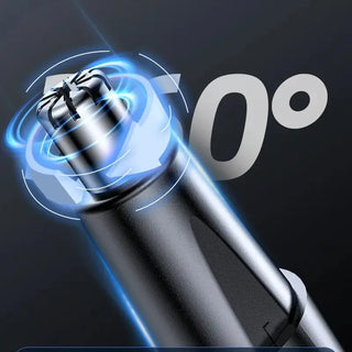 Ear and Nose Hair Trimmer for Men 360 Rotating Dual-Blade Electric Shaver Professional Ear Nose Hair Clipper Facial Hair Removal