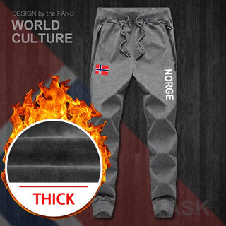 Norway Norge NOR Norwegian Nordmann NO mens pants joggers jumpsuit sweatpants track sweat fitness fleece tactical casual nation