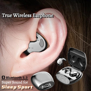 Sleep Invisible Earphones Ipx5 Waterproof Noise Reduction Wireless Bluetooth With Microphone For Iphone Huawei Samsung New 2025