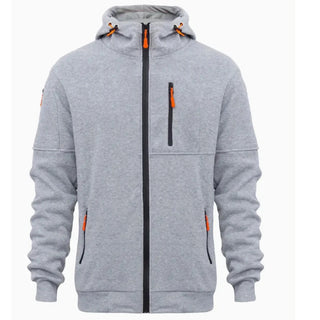 Cotton-Dropped Shoulder Hooded Sweatshirt