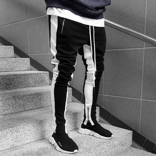 Mens Cotton Joggers Sport Running Pants Fitness Men Sportswear Tracksuit Bottoms Skinny Sweatpants Trousers Gyms Track Pants