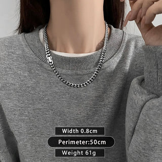 Basic Versatile Stainless steel Cuban Necklace